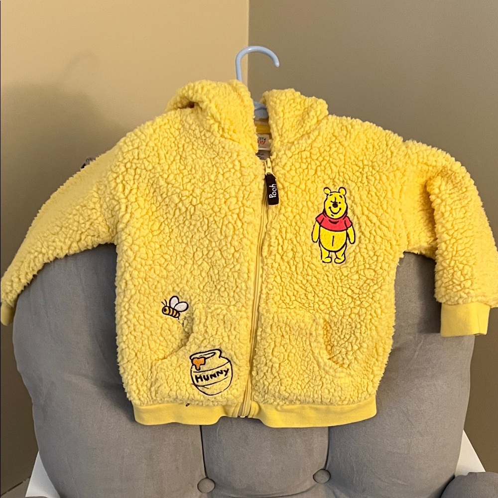 Disney Yellow Winnie the Pooh Kids Sweater